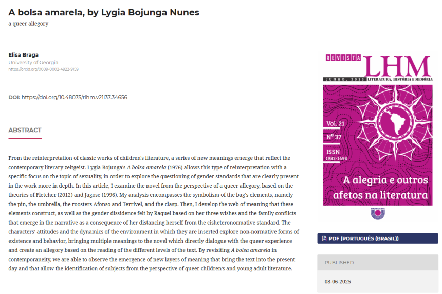 article abstract